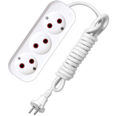 Удлинитель 3х7м без заземл. 6А IP20 У6-639М ПВС 2х0.75 UNIVersal 639М-07