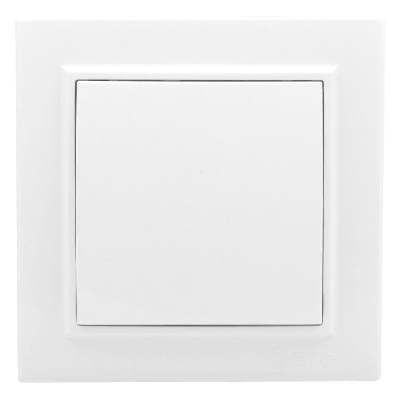 Выключатель 1-кл. СП Минск 10А проходной бел. Basic EKF ERV10-025-10