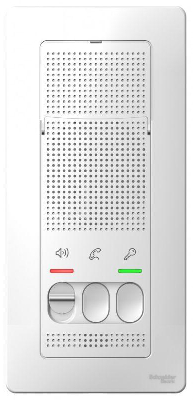 Устройство переговорное (Домофон) BLANCA настен. монтаж 4.5В бел. SchE BLNDA000011