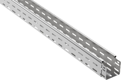 Лоток листовой перфорированный 100х80 L3000 сталь 0.7мм ИЭК CLP10-080-100-3