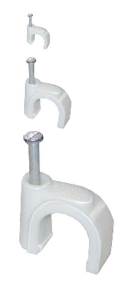 Скоба креп. прям. 10мм с гвозд. (уп.100шт) ИЭК USK21-10-100