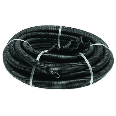 Труба гофрированная ПНД d50мм с зондом черн. (15м) Рувинил 25001