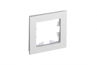 Рамка 1-м ATLASDESIGN NATURE мрамор крем роял SchE ATN343101