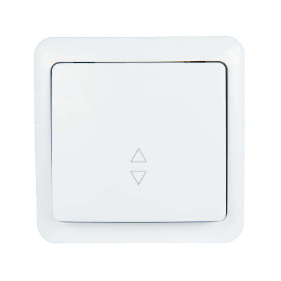 Выключатель 1-кл. ОП VIOLA проходной 10А IP20 бел. LEZARD 751-0200-105