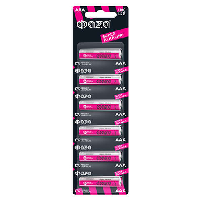 Элемент питания алкалиновый LR03 Super Alkaline BL-6 (уп.6шт) ФАZА 4895205002012