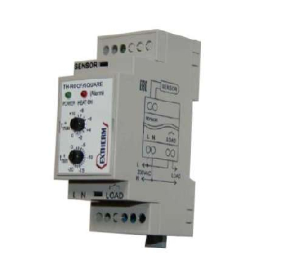 Термостат мех. для систем антиобледенения 16А на DIN-рейку EXTHERM Th-roof