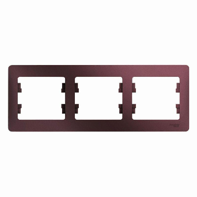 Рамка 3-м Glossa горизонт. баклажан. SchE GSL001103
