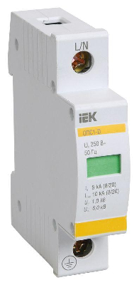 Ограничитель перенапряжения ОПС1-C 1P ИЭК MOP20-1-C