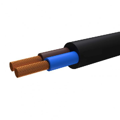 Провод ПВС 2х2.5 Ч (бухта) (м) ЭлектрокабельНН M0003230