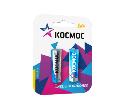 Элемент питания алкалиновый LR LR6 BP-2 (блист.2шт) Космос KOCLR62BL