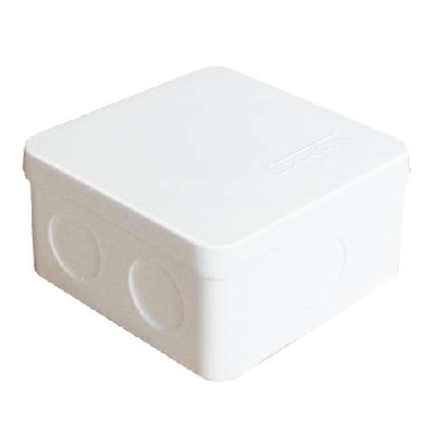 Коробка распр. ОП 84х84х45 7 выходов без гермовводов IP54 крышка защелкивающаяся бел. Epplast 125101