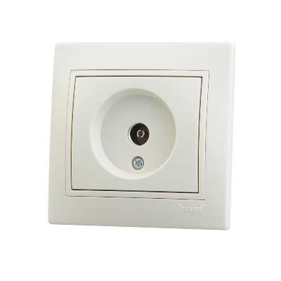 Розетка TV СП Мира оконечная крем/крем. Lezard 701-0303-130