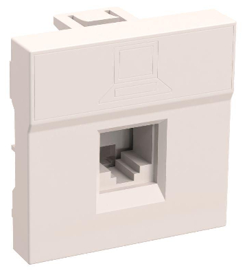 Механизм розетки информ. ПРАЙМЕР 2мод. RJ45 5е UTP РКИ-20-00-П ИЭК CKK-40D-RI2-K01
