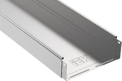 Лоток листовой неперфорированный 300х100 L3000 сталь 1мм ИЭК CLN10-100-300-3