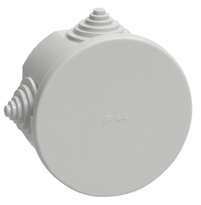 Коробка распаячная ОП 75х40 IP44 KM41237 (4 каб.ввод.) ИЭК UKO11-075-040-000-K41-44