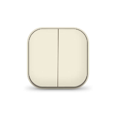 Выключатель 2-кл. ОП IP20 сл. кость IONICH 1425