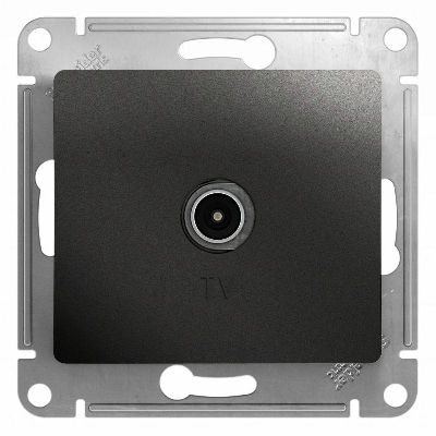 Механизм коннектора TV антены Glossa антрацит SchE GSL000793