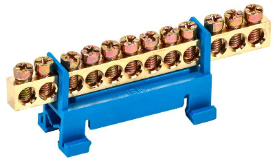 Шина нулевая на DIN-изол. "Стойка" ШНИ 6х9-12-С-С ИЭК YNN10-69-12P-K07