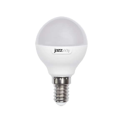 Лампа светодиодная PLED-SP G45 9Вт шар 5000К холод. бел. E14 820лм 230В JazzWay 2859600A