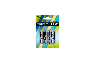 Элемент питания алкалиновый LR03 BL-4 LR03 BL-4 1.5В Alkaline (блист.4шт) Ergolux 11744