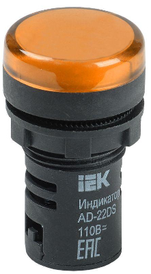 Арматура светосигнальная AD-22DS 24В AC/DC жел. ИЭК BLS10-ADDS-024-K05