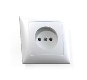 Розетка 1-м СП Селена 16А IP20 РС16-369 бел. Кунцево 8110
