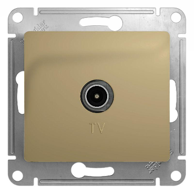 Механизм коннектора TV антены Glossa титан SchE GSL000493