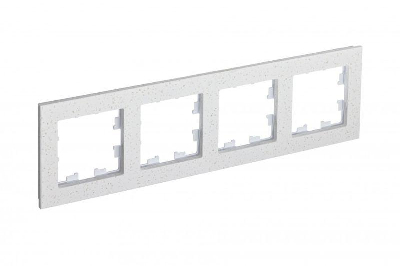 Рамка 4-м ATLASDESIGN NATURE мрамор крем роял SchE ATN343104