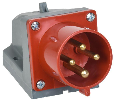 Вилка эл. наруж. уст. 32А 3P+PE 380В IP44 ССИ-524 ИЭК PSR52-032-4