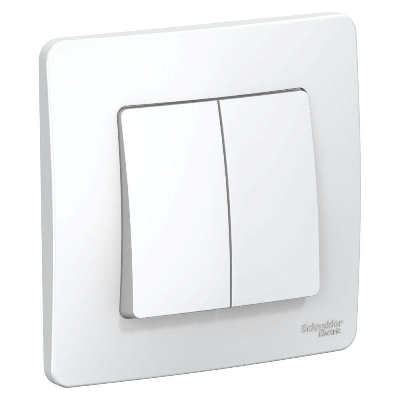 Выключатель 2-кл. СП BLANCA (сх.5) 10А 250В бел. SchE BLNVS010501