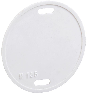 Бирка кабельная маркировочная У-135 55мм (круг) ИЭК UZMA-BIK-Y135-R