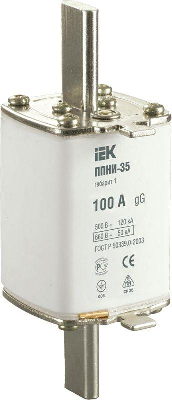 Вставка плавкая ППНИ-35 100А габарит 1 ИЭК DPP30-100