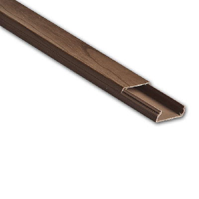 Кабель-канал 40х16 L2000 пластик дуб (темн. основа) Рувинил РКК-40х16-08М