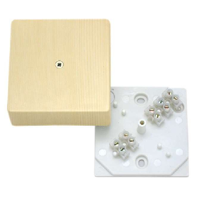 Коробка распр. ОП 75х75х30 с клемн. сосна HEGEL КРК2702 0201-И