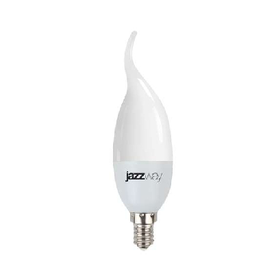 Лампа светодиодная PLED-SP CA37 9Вт свеча 5000К холод. бел. E14 820лм 230В JazzWay 2859549A