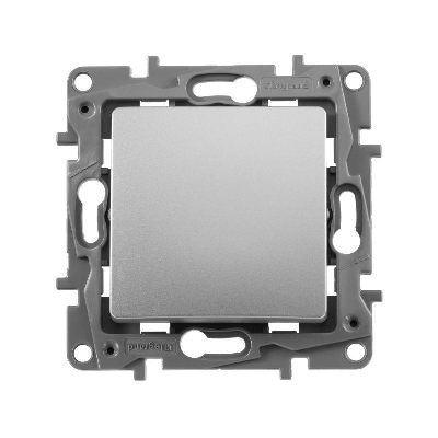 Механизм переключателя 1-кл. СП Etika 10АX безвинт. зажимы алюм. Leg 672405