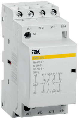 Контактор модульный КМ25-22М AC ИЭК MKK11-25-22