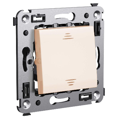 Выключатель 1-кл. СП Avanti "Ванильная дымка" DKC 4405103