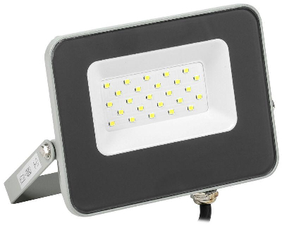 Прожектор СДО 07-20 LED 20Вт IP65 6500К сер. ИЭК LPDO701-20-K03