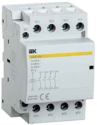 Контактор модульный КМ40-40М AC/DC ИЭК MKK21-40-40