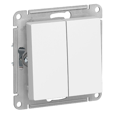 Механизм выключателя 2-кл. ATLAS DESIGN (сх.5) 10АХ бел. SchE ATN000151