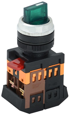 Переключатель ANCLR-22-3 на 3 фикс. полож. зел. 1з+1р ИЭК BSW10-ANCLR-3-K06