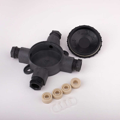 Коробка распределительная ОП 4-х рожк. У-409 ABS пластик ПЭМИ 43Б16А4094