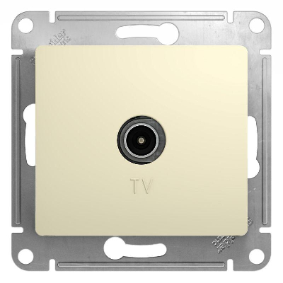 Механизм коннектора TV антены Glossa беж. SchE GSL000293