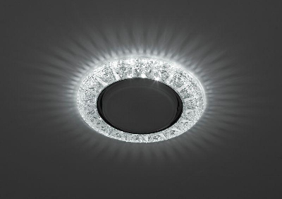 Светильник DK LD22 SL/WH декор cо светодиодной подсветкой Gx53 прозр. ЭРА Б0029625