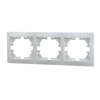 Рамка 3-м Мира горизонт. бел. Lezard 701-0200-148