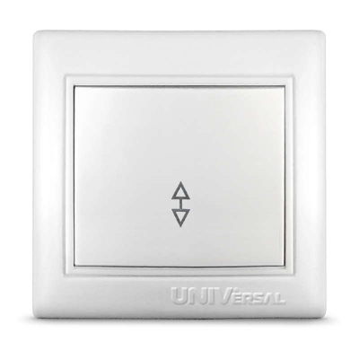 Выключатель проходной 1-кл. СП Севиль 10А IP20 бел. Universal С0025