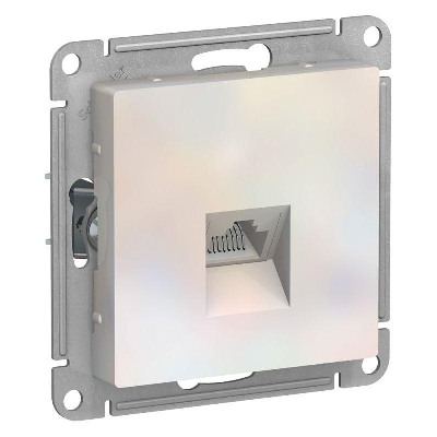 Механизм розетки компьютерной ATLAS DESIGN RJ45 жемчуг SchE ATN000483