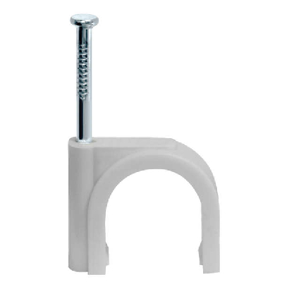 Скоба креп. круглая d6 с гвозд. NCR-06-50 (уп.50шт) Navigator 71067