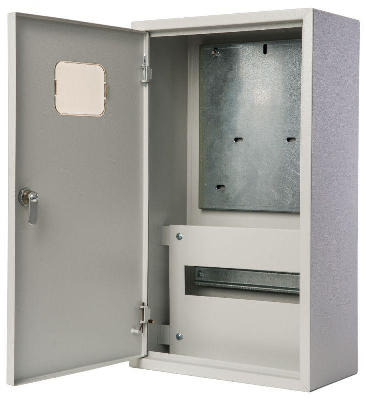 Корпус метал. учетный навес. 520х300х160 3-фазн. 12мод. SchE 30402DEK